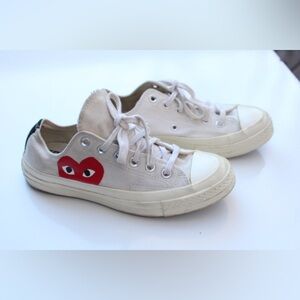 Comme des Garçons Play  Converse Low 'Chuck Taylor' Sneakers